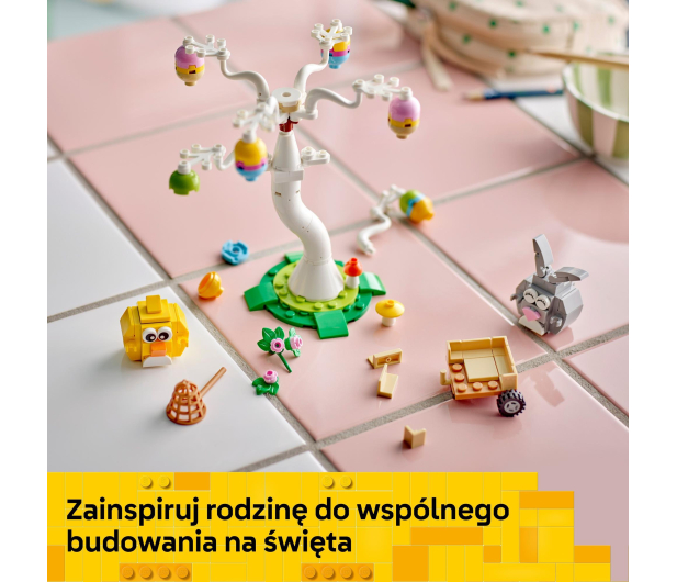 LEGO ICONIC 40808 Poszukiwanie pisanek z zajączkiem i kurczaczkie - 1473437 - zdjęcie 13